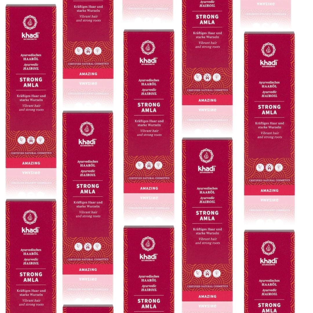 Protect your hair from the colder weather with the new Strong Amla Hair Oil, which gently coats the hair and strengthens from within 😍