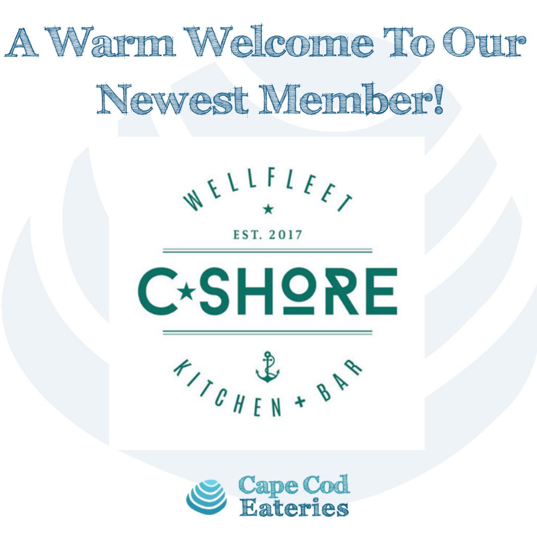 CapeCodEateries's tweet photo. A big welcome to our newest member Cshore Kitchen and Bar in #Wellfleet!

Check out their profile on our site here: https://t.co/OpHqElyzFM

New https://t.co/xOquqExphi Total – 137 Eateries!

#CapeCodEateries #CapeCodSecondSummer #CapeCod https://t.co/FR4h6goOFl