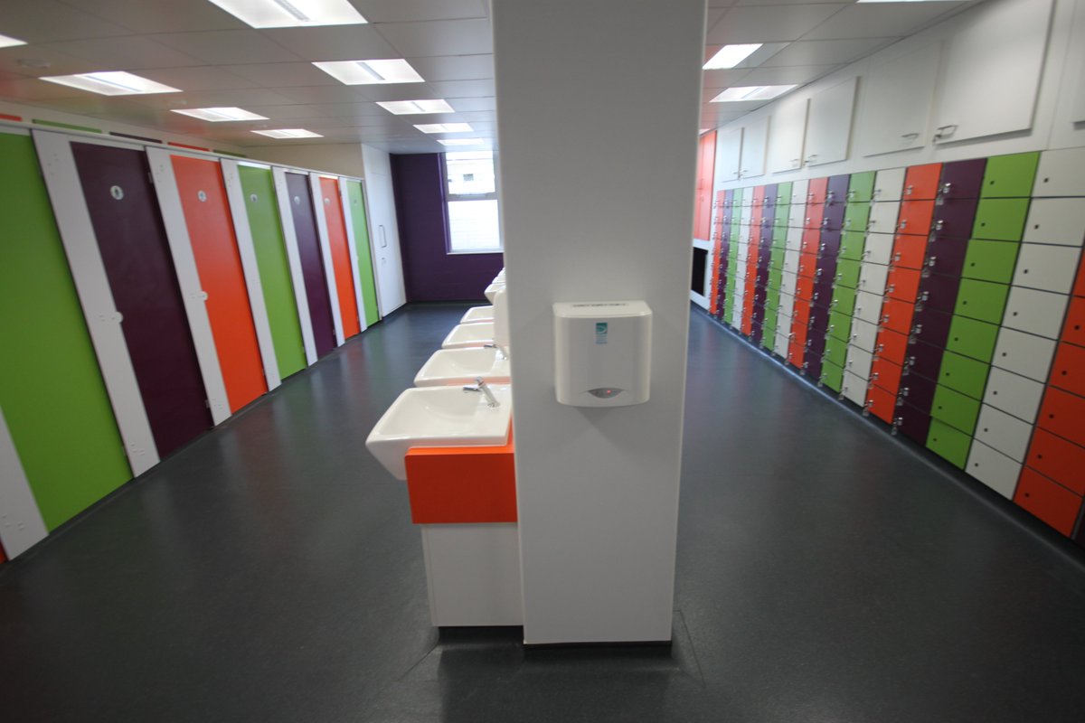 AxentDesigns's tweet image. Education Sector - Secondary School Washroom Refurbishment by Axent Washrooms and Interiors UK