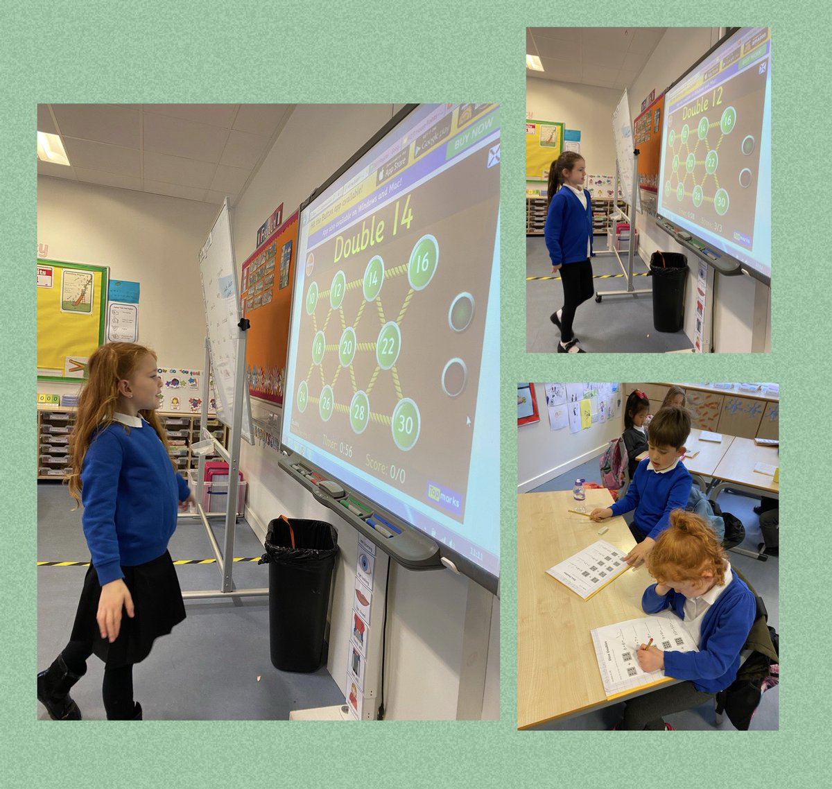 MrsFaryma's tweet image. P2/3 have been working hard this week #DoublingNumbers. We are able to use lots of concrete materials to help us. This will also help us with our new strategy #NearDoubles ⭐️⭐️👏👏@school_seaton