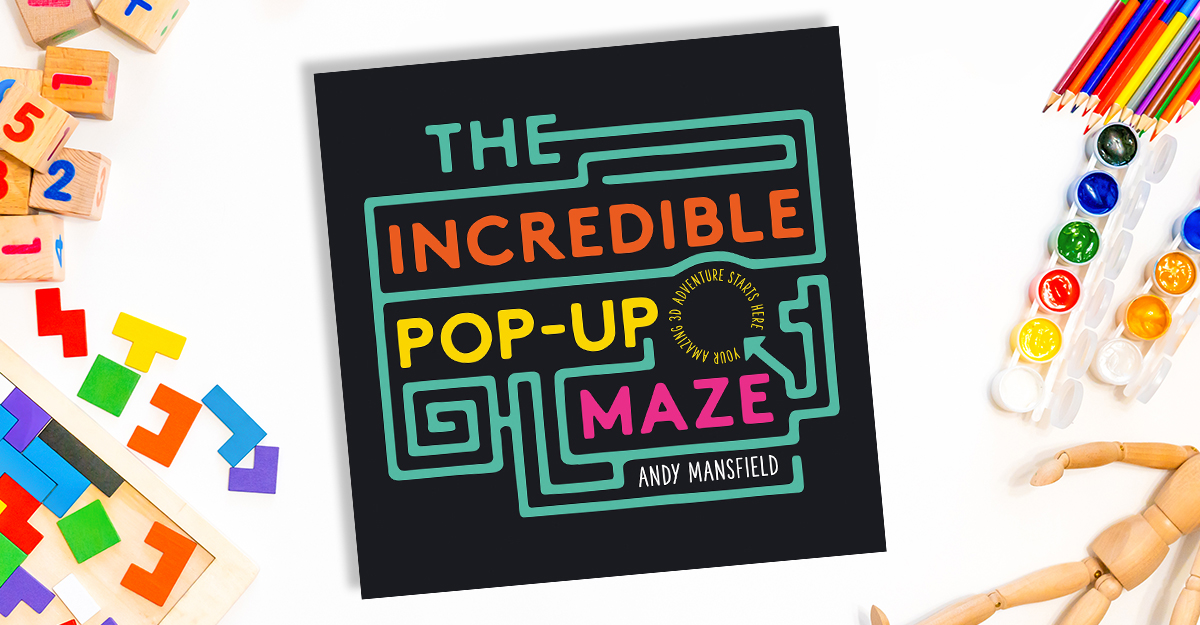 Happy Book Birthday to the Incredible Pop-Up Maze by <a href="/popupandy/">andy mansfield</a>! 🎂 Paper engineer Andy Mansfield pushes the boundaries of pop-ups as we know them in this extraordinary, mind-boggling 3D maze adventure! WARNING! Don't get lost... 🔎