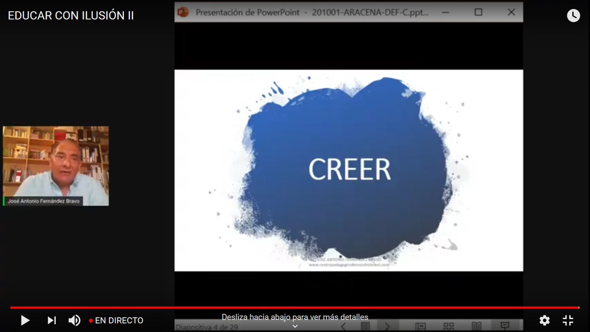ceparacena's tweet photo. ¡Ilusiónate tarde de formación! Estamos en directo con @FDEZBRAVO. en nuestro canal de YouTube https://t.co/Dvrw7qpn23 @FormacProfAnd @EducaAnd @HuelvaSoe https://t.co/vSblOBeU1H