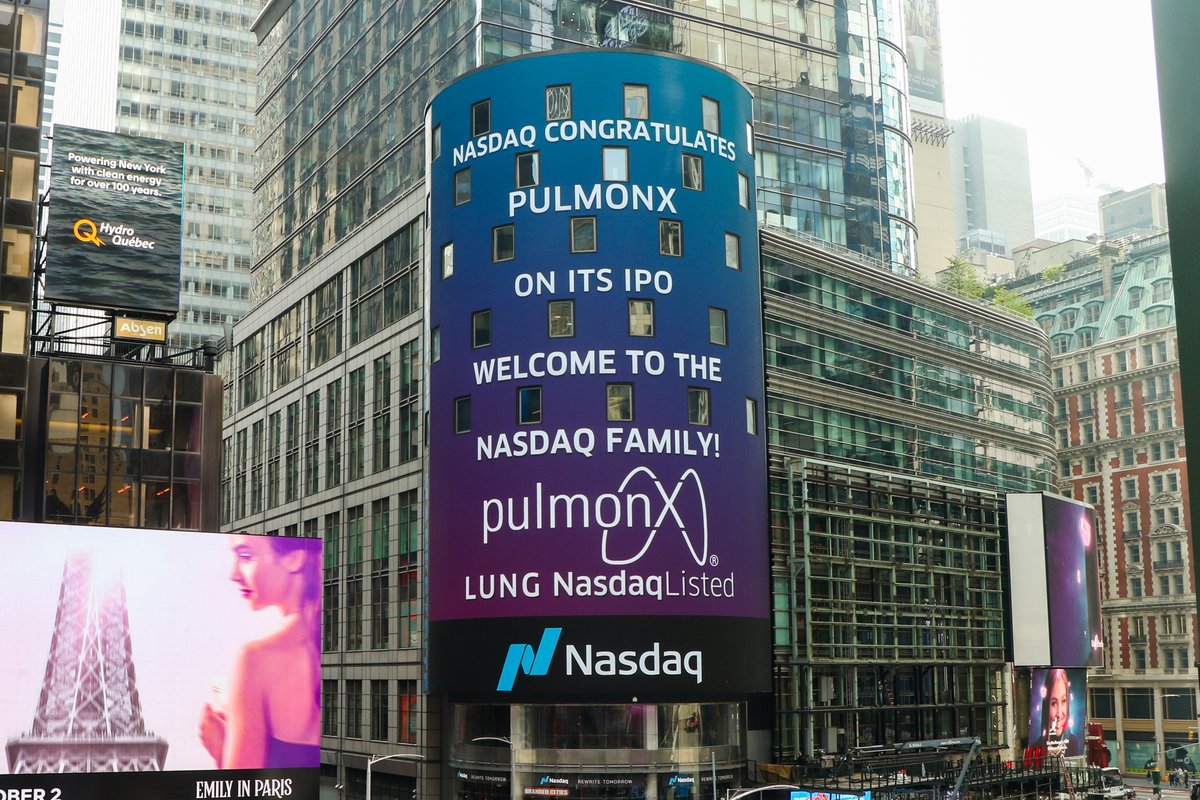 Please join us in welcoming Pulmonx Corp. (@My_Lungs) to the <a href="/Nasdaq/">Nasdaq</a> family! 👏

#NasdaqListed #LUNGIPO $LUNG