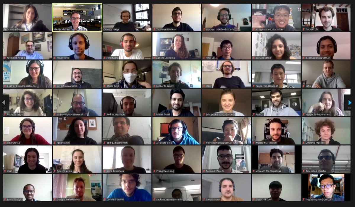Our second CMS Data Analysis School (CMSDAS) this year which was fully online, here we can see 49 smiles out of 100 participants, 5 organisers and 75 facilitators. Participants connecting from North and South America🌎 to Europe🌍 to Central and Eastern Asia🌏!