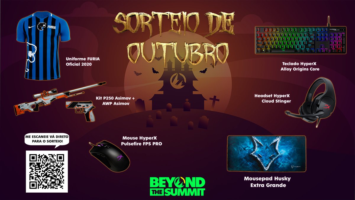 BTSBrasilTV's tweet image. Sorteio de Outubro no ar pra vocês! 🎃

Esse mês tem periféricos da Hyper X, mousepad, uniforme da Furia 2020, skins Asimov no CS:GO e ainda arcanas de Dota para o 7º e 8º lugar! 

Clica no link, participe, compartilhe com os amigos e boa sorte! 😄🎉

👉 gleam.io/ZV39c/sorteio-…