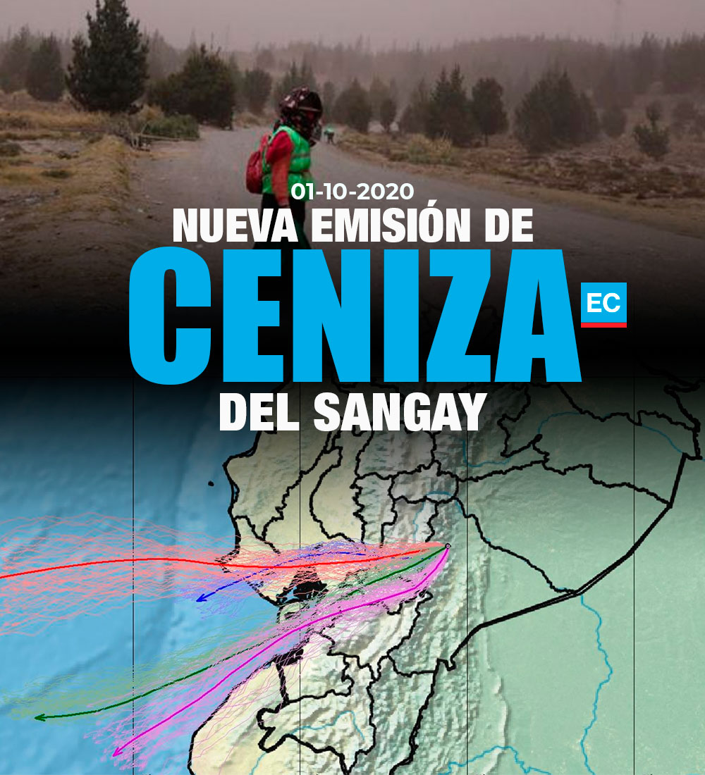 elcomerciocom's tweet photo. #ATENCIÓN | Geofísico registra nueva emisión de ceniza del volcán Sangay. Inamhi precisa trayectoria del viento » https://t.co/e7XfRR2DkU https://t.co/Pyh5LN7yfg