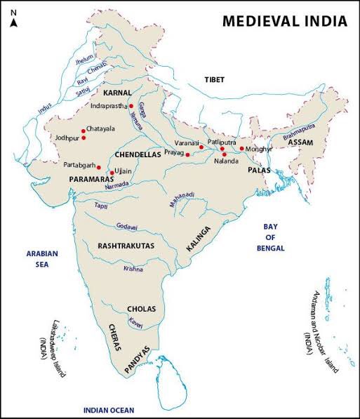  #Thread on a ‘bird’s eye view’ of the grandeur and prosperity in Medieval India between 8th-15th century CE through the eyes of Arab and European scholars, travellers and chroniclers, before/during Islamic invasions.