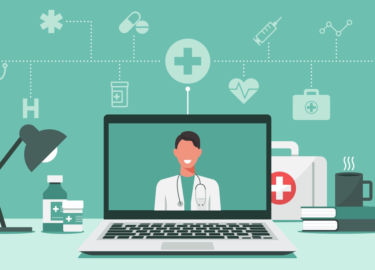 OurGenus's tweet photo. What will the future of #Telehealth look like after the #COVID19 pandemic? #DigitalHealth #HealthIT #AI #PatientEngagement  | https://t.co/PJ0U4DPFwZ https://t.co/ONC0B4zwUB