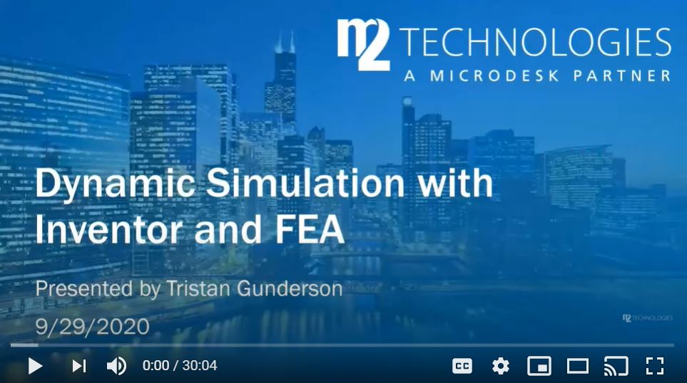 M2Technologies's tweet image. Did you miss our #FEASimulation within #Inventor webinar? Our on-demand recording is now available for you to watch at your leisure! bit.ly/3cMkM17 #design #manufacturing
