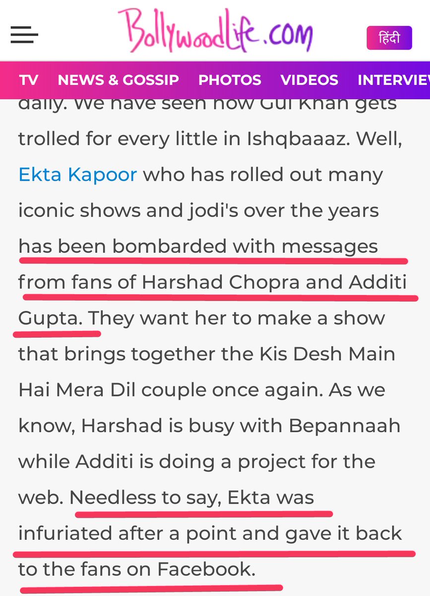 2/4The whole country came to know about her disliking towards these internet gimmicks,when she decided to answer the obsessive fans of Harshad Chopra and Aditi Gupta, on facebookwho from past few years were going hammer and tongs behind her, to get their demands fulfilled.