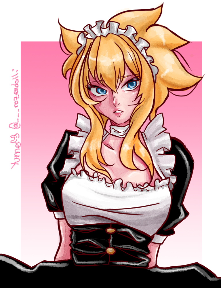 ramusabu_u's tweet photo. —DAY 1. Kohaku + Maid https://t.co/dgav8Y399y