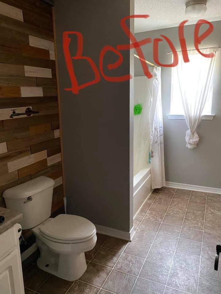 cpthag's tweet photo. My step mom popped off on the new bathroom. It’s just not fair anymore https://t.co/k6a5k2vu3p