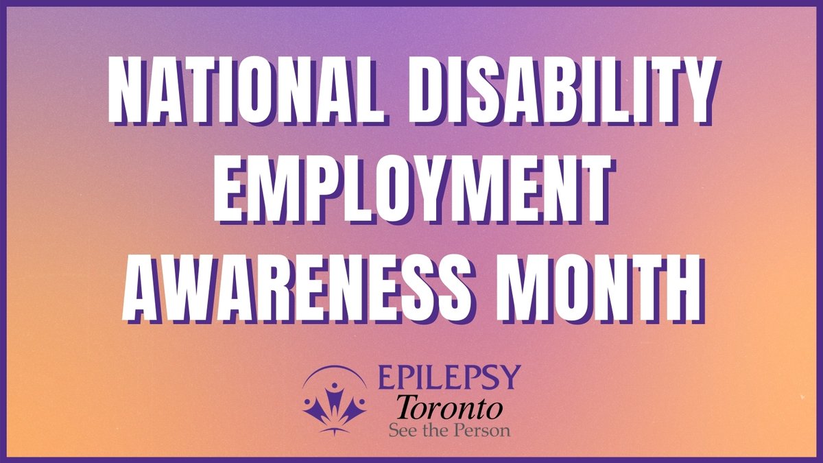 epilepsytoronto's tweet image. October is National Disability Employment Awareness Month! #NDEAM 

Almost 1/4 of Canadians are living with a disability &amp;amp; this month is a time to bring awareness and celebrate the valuable contributions employees who have a disability make in the workplace.  #ThePowerofInclusion
