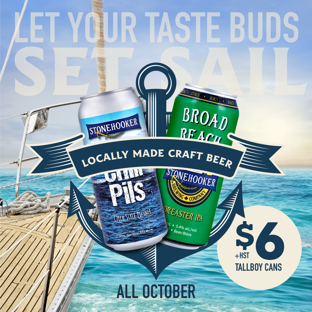 Summer has come to an end but that doesn't mean your new favourite beer discoveries need to. For those with the taste for adventure, come join us for the month of October to enjoy these local features for only $6 a tallboy. ⁣⁣⁣⁣⁣#BurlON
 ⁣⁣⁣⁣