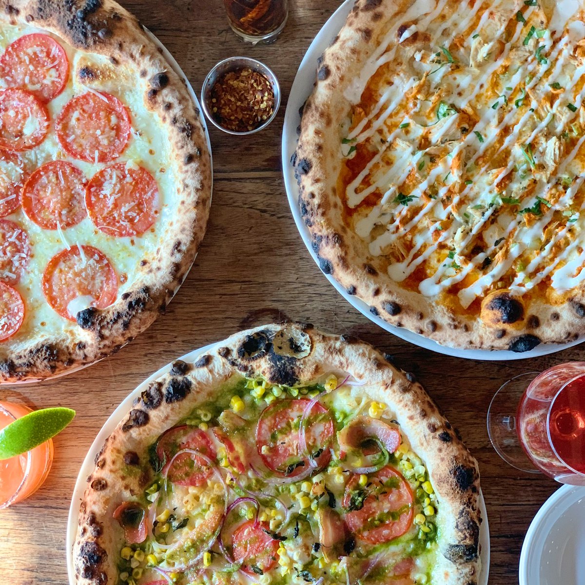 If your need your Posto Mobile pizza fix, head to @postoboston, @postobedford or @osteriaposto!  Our wood fired neapolitan pizza is available for dine in, takeout of delivery! 🍕🍕