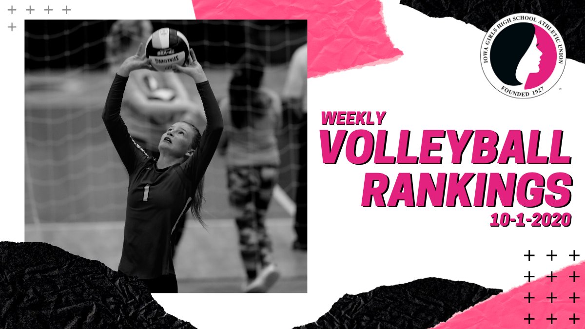 IGHSAU's tweet photo. Latest volleyball rankings have been posted. Janesville takes over the top spot in Class 1A.
https://t.co/kxTE9f3oaN https://t.co/1LTdfonpdl
