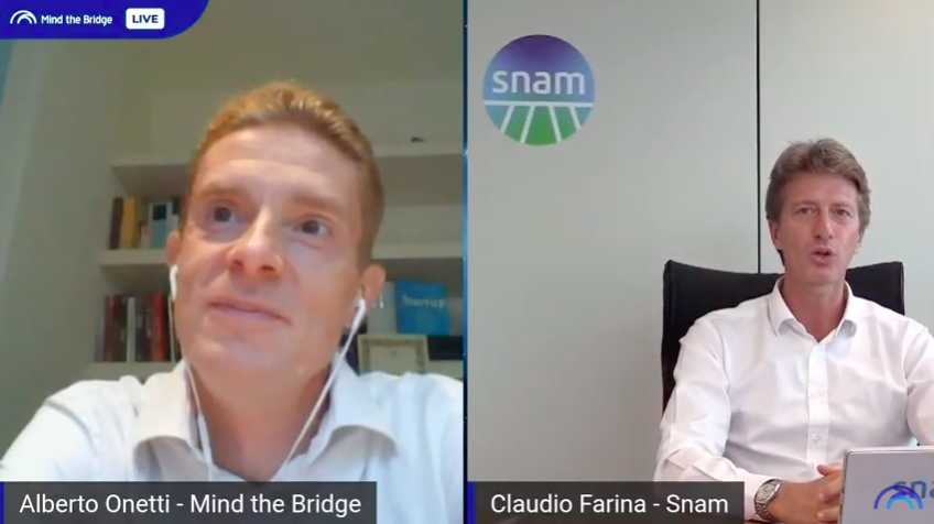 MindTheBridge's tweet photo. Just started talking about #ENERGY w/ Claudio Farina - @snam, #Gas transportation&storage leading company in #Italy w/ presence in #EU, #Emirates and #China
Watch it NOW → https://t.co/VyvCFs6K2t
cc @aonetti #mindthechat #SSUMMIT20 #oilandgas #energytransition https://t.co/I8PEyEZ5uQ