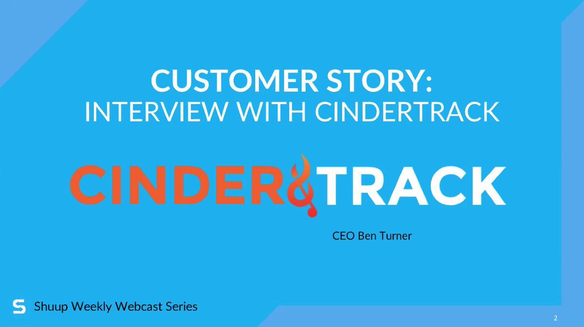 Shuupcom's tweet photo. Webcast is live: “Interview with customer: CinderTrack" Join us at https://t.co/p052Mb7nGT #ecommerce #digital #sales #mixing #musicproduction #marketplace #recordingengineering https://t.co/o5Hi5iusqf
