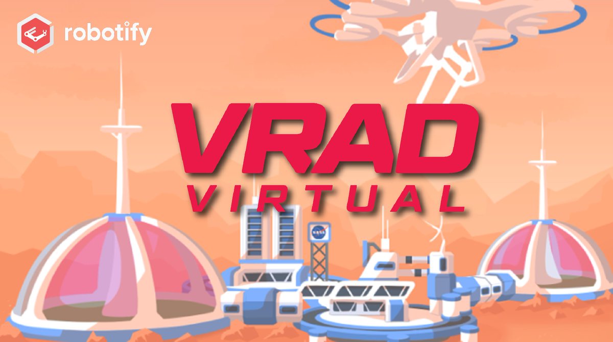 .<a href="/RobotifyLabs/">Robotify</a> has partnered with <a href="/REC_Foundation/">REC Foundation</a> to create #VRAD #MartianSurvival- the first global multiplayer virtual aerial drone competition made possible by the #Roboduel platform 🖥️ 🌎 

Register &amp; Learn More: bit.ly/34hPhrM

#IrishAdvantage
