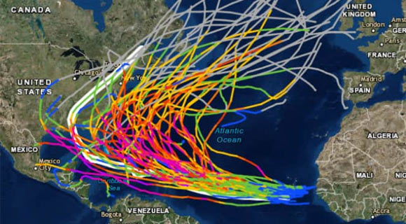 ETERNAL REMINDERS (con't)3. And FYI, forecasts aren't "yes/no" *predictions* They're probability reports, and 538's largely matched Team Trump's ~30%. Think of them like the hurricane path charts that show all possibilities, and indicating which ones are most likely.