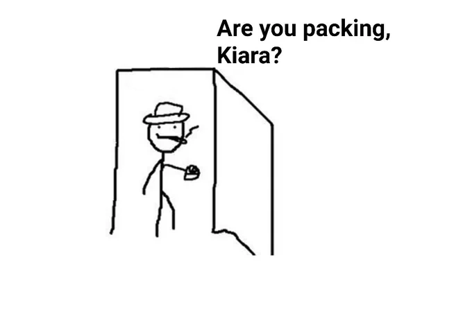 Are you packing, Kiara?

#kfp #holoMyth #HololiveEN #artsofashes 