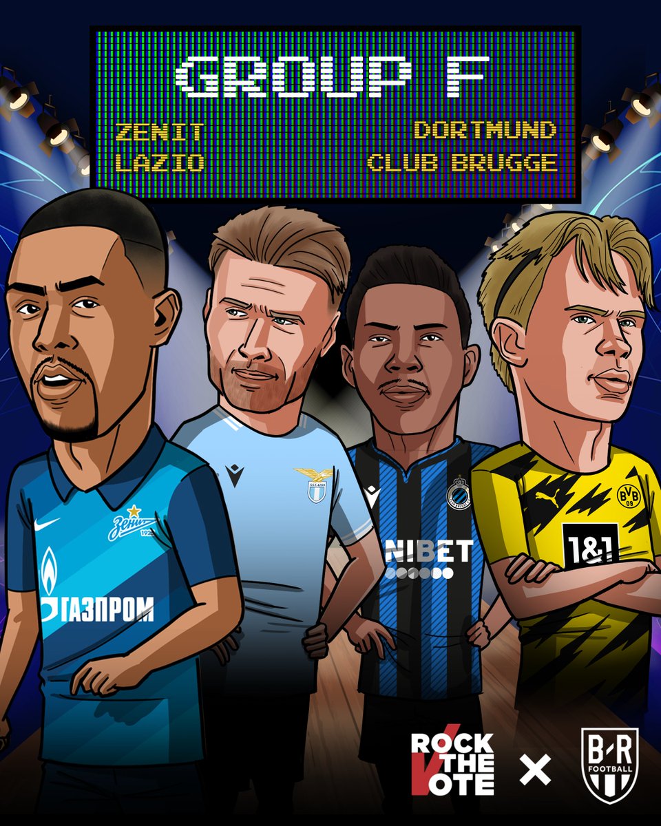 Group F: Zenit, Dortmund, Lazio, Club Brugge  #UCLDraw