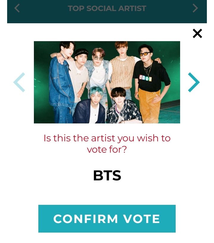 BBMAs Website Voting!!You must sign in with your twitter account/s and/or facebook acc/s, go to the TSA Category, look for BTS at top left and vote 10x.Link-->  https://www.billboard.com/bbmasvote 