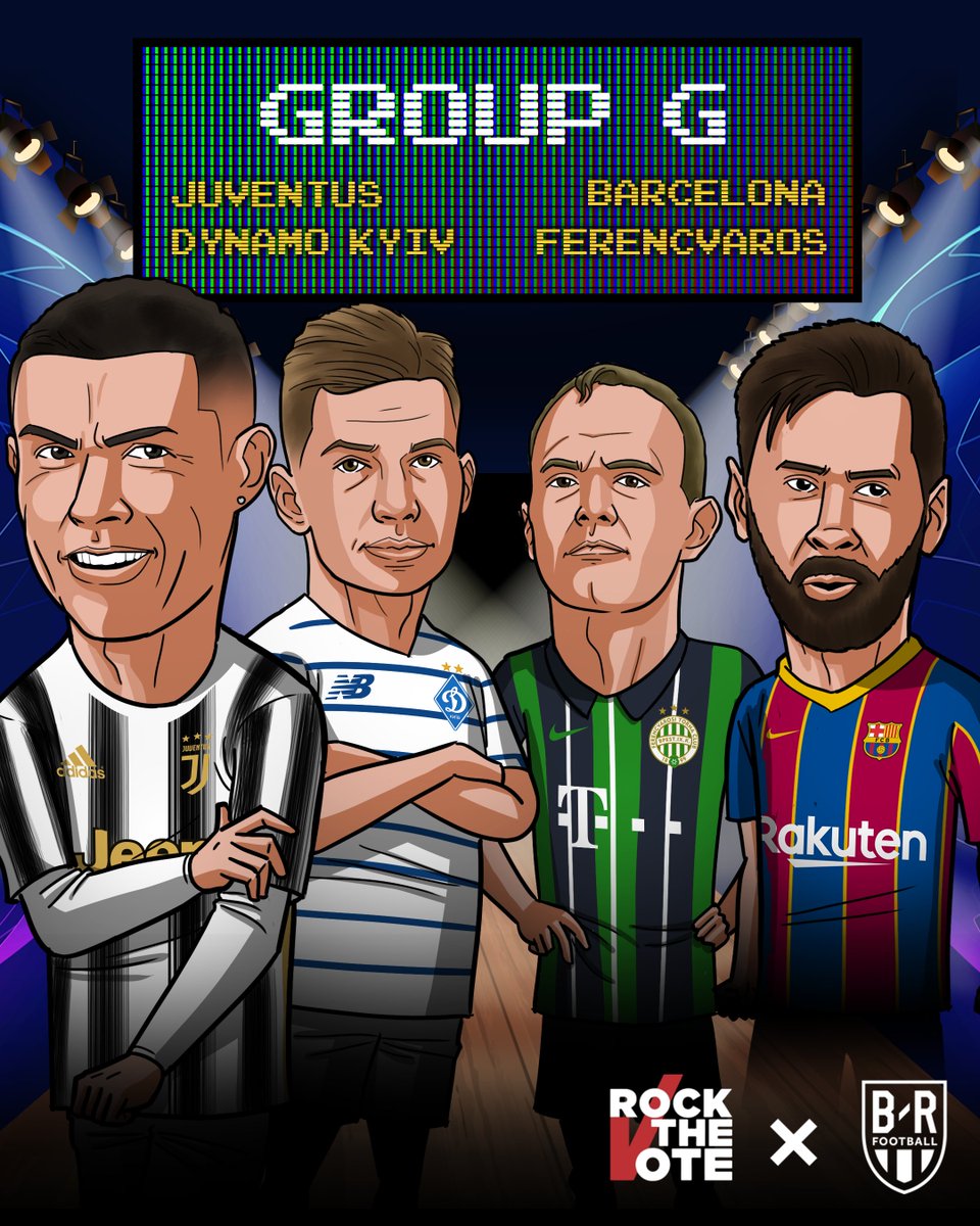 Group G: Juventus, Barcelona, Dynamo Kyiv, Ferencvaros #UCLDraw