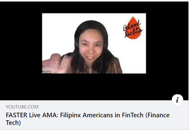 fastersteam's tweet photo. Watch @fastersteam  @FilipinxAmericans in @FinTech! https://t.co/LBDKeUbGMm

@Danfromsf Startup Mindsets Podcast @toshiroj Chris Jocson, Dialpad, Aimeelene Gaspar @MyLionXFintech + Finfluencers
@Leezel Tanglao-Host Blood Debts Podcast+Bernadette Anat @HeyBerna #Fintech #Filipino https://t.co/ja2NbfQ2lm