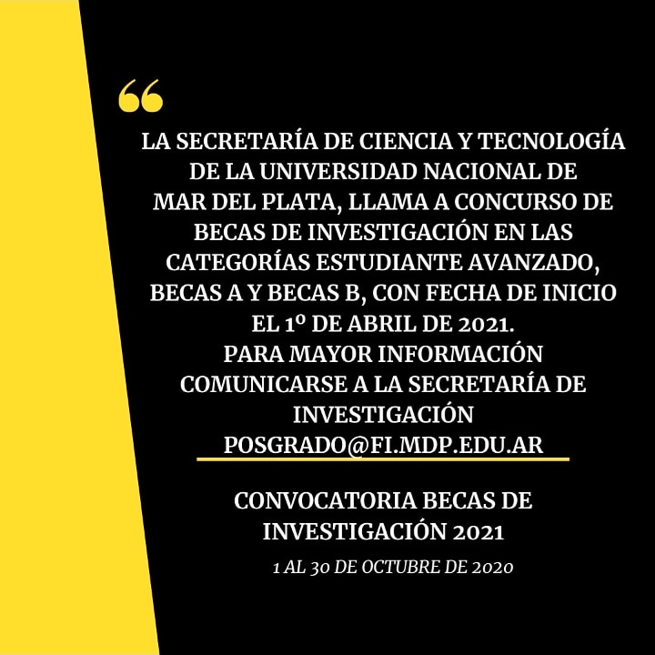 Facultad de Ingeniería - UNMDP tweet media