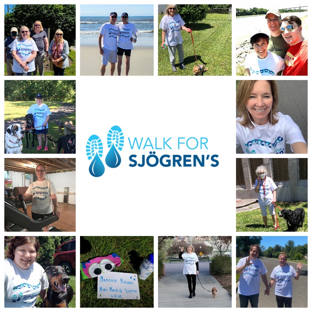 SjogrensOrg's tweet photo. Walk with Us! The Sjögren's Foundation has two opportunities for you to join one of our virtual Walk for Sjögren's events this weekend! Join us via Zoom for the Virtual Walk Opening Ceremony where you will hear from Sjögren's experts. Learn more: https://t.co/uEPen7KmhB https://t.co/JhrZ1FrvXf