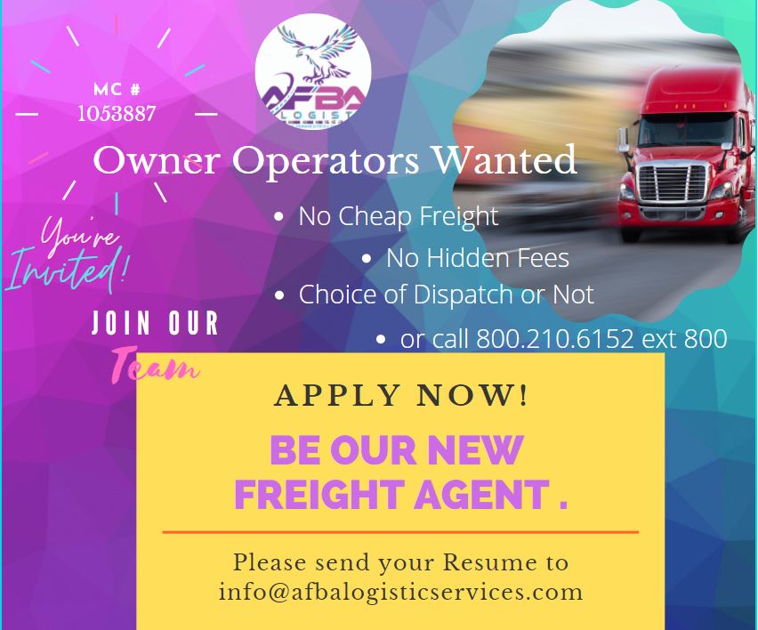 FreightAgency's tweet image. Register Here:

pst.cr/sJoc7