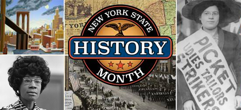 October is New York State History Month! Join us throughout the month as we present virtual field trips exploring the NYSM's History Collection while sharing fun facts about New York State's rich and ever-evolving history. nysm.nysed.gov/historymonth