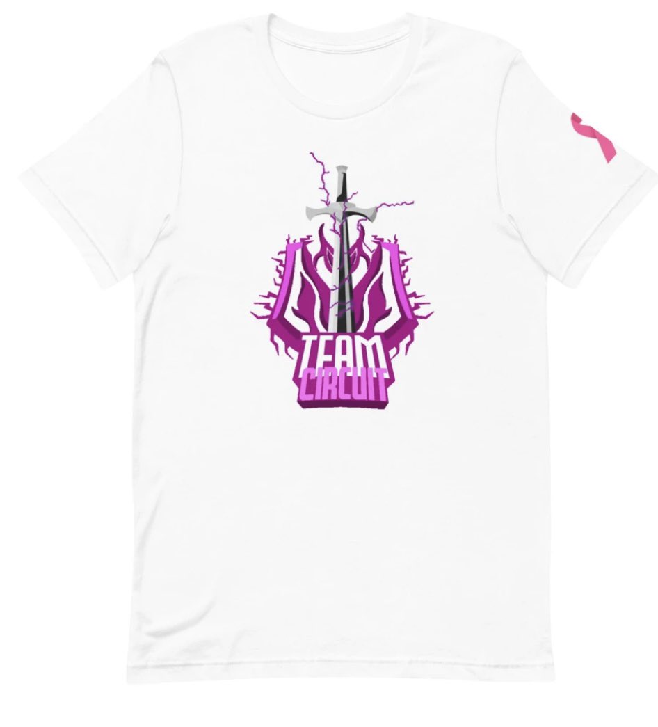 TeamCircuitGGs's tweet photo. For Breast Cancer Awareness month, Team Circuit will be doing a 24 hour stream October 15th &amp; Tee Shirts are going on sale with our partners @Sector_Six below 👇 All funds will be donated to BCA. Thank you guys for your support! ⚔️💖 

#FearCircuit 

https://t.co/o47N3AeHgI https://t.co/WGGlMv65o0