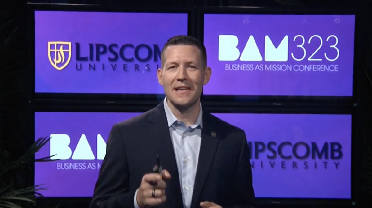 Happening now at #BAM323: @thec12group President &amp; CEO <a href="/mikesharrow/">Mike Sharrow</a> offers our closing keynote to help us better understand how to overcome the sacred/secular divide and live at the intersection of faith and business.  <a href="/LipscombCOB/">Lipscomb COB</a> <a href="/lipscombBAM/">Lipscomb Center for BAM</a> <a href="/lipscomb/">Lipscomb University</a>