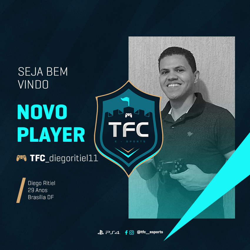 TFC__Esports's tweet photo. Apresentação dos nossos players!
@DRitiel
chega a equipe para nos trazer muitas felicidades e conquistas! Jogador de nível altíssimo, com uma carreira incrível, chega à TFC para fazer história!
#Fifa21 #goTFC https://t.co/goHvKx1Vf6