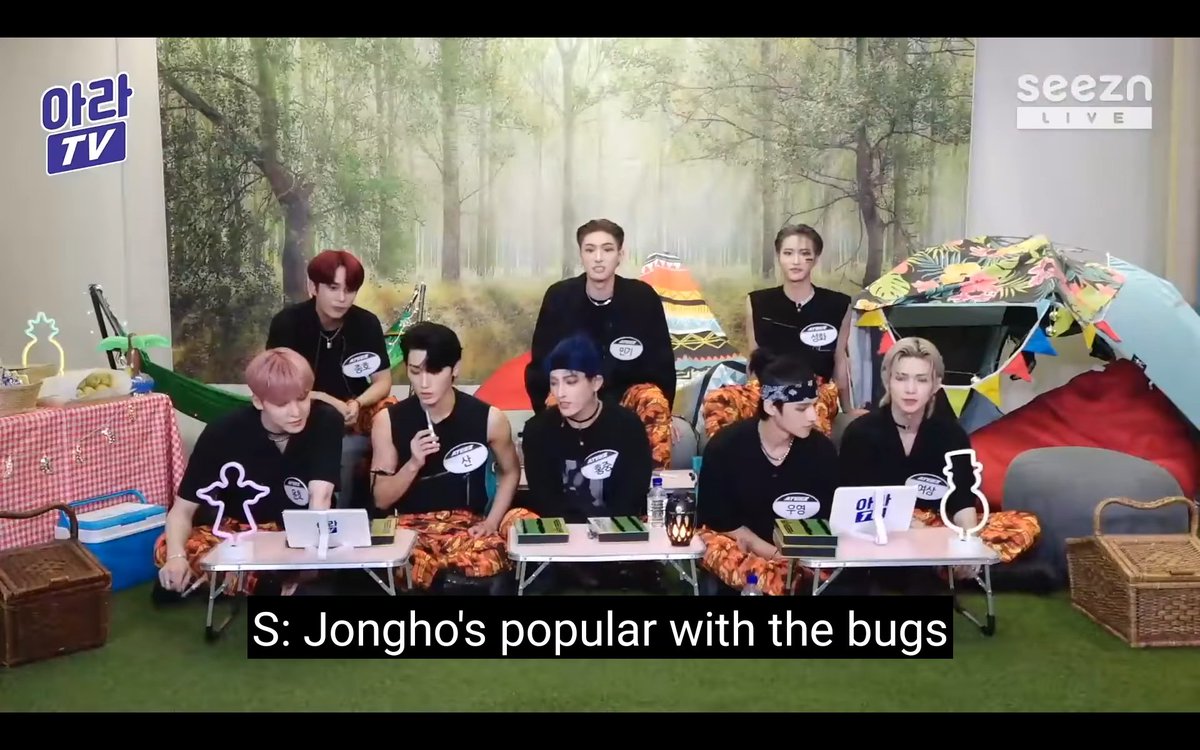 Popular with bugs=ateez popular boy!