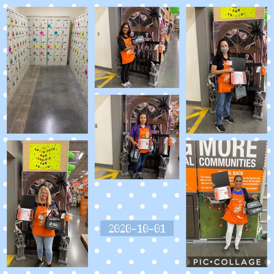 TammyLu4's tweet photo. Showing some much deserved appreciation to our wonderful cashiers! Let the games begin! #CAM2020 #THD1853 @Mikelenderman01 @idrissi_mary @daksanni https://t.co/tLQghbGvqU