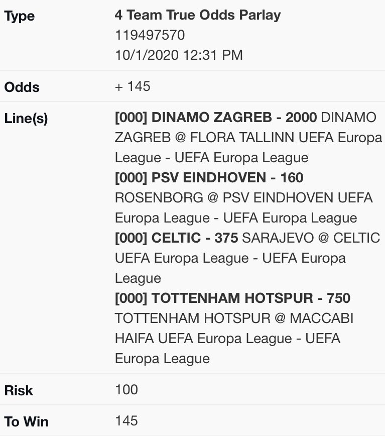 DegenerateZone's tweet photo. Sneak peak into the episode 👀
@MereKatKat & @tyBuffalo teaming up again for a #FreeBeerMoney Europa parlay ⚽️
Can they make it 2-0 on these? https://t.co/Md3S2IwQYb