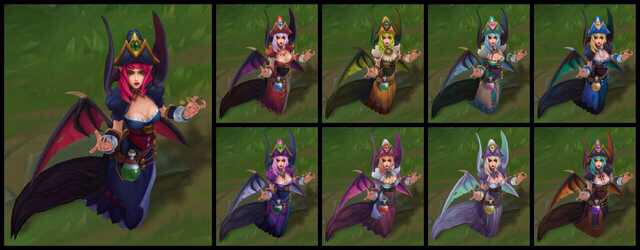 Halloween skins chromas 