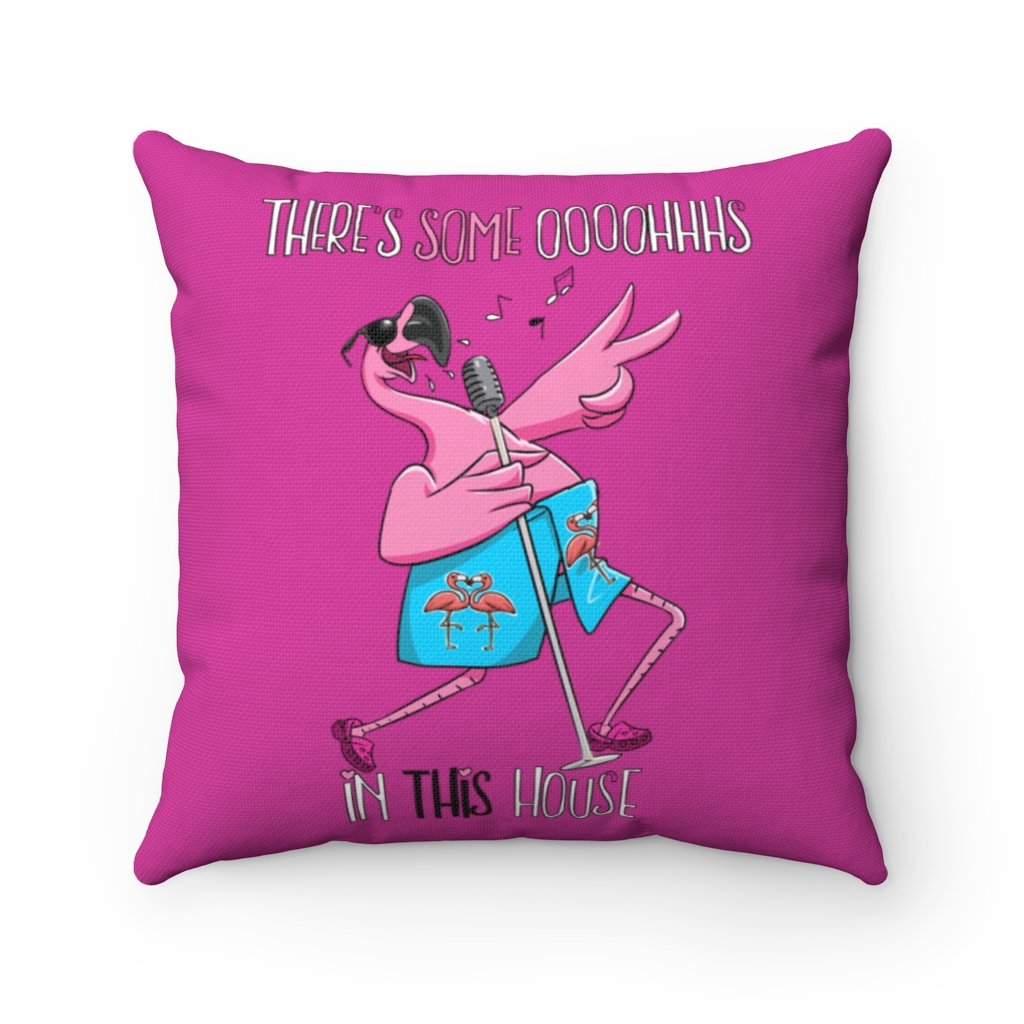 ProjectpinkF's tweet image. Spun Polyester Square Pillows with your favorite 🦩 family💯👌 see more at projectpinkflamingo.com #projectpinkflamingo 🤙