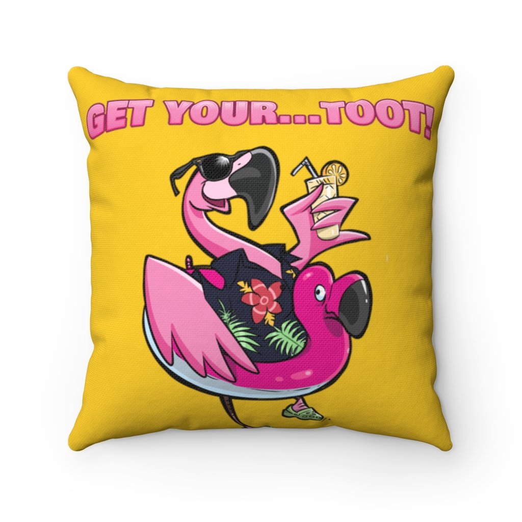 ProjectpinkF's tweet image. Spun Polyester Square Pillows with your favorite 🦩 family💯👌 see more at projectpinkflamingo.com #projectpinkflamingo 🤙