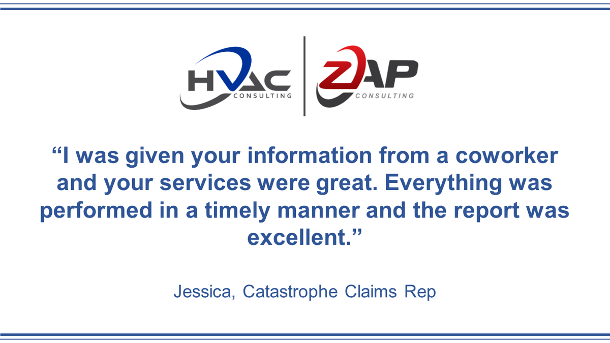Zap_Consulting's tweet photo. No better way to kick-off the start of #October than with some awesome feedback! #HVACConsulting #ZAPConsulting https://t.co/V6D3II2WOt