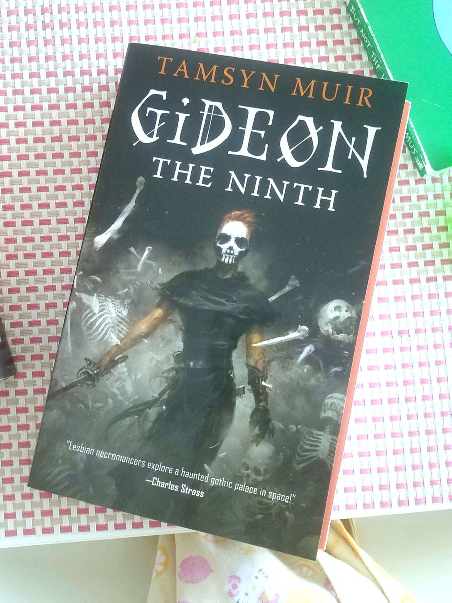 Done with Dune for a bit. I'm switching over to lesbian necromancers exploring a haunted gothic space palace — thanks to the awesome  @Jampers_and — which seems much more to my tastes. #GideonTheNinth
