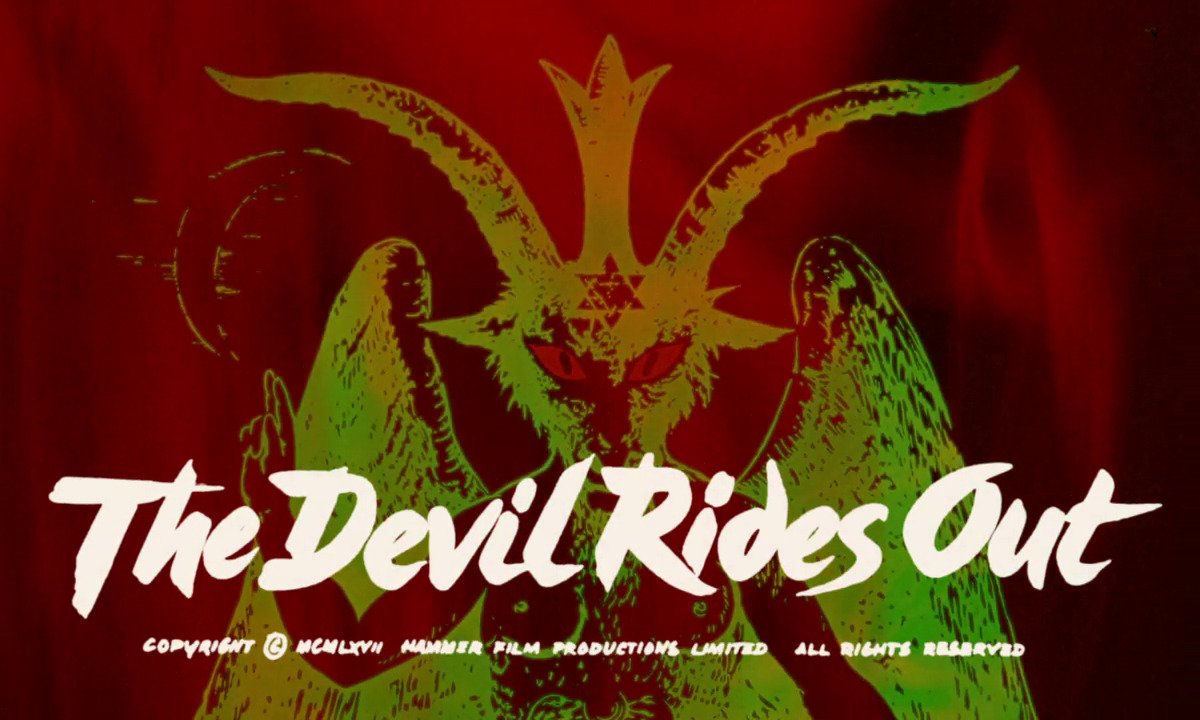 1/31 THE DEVIL RIDES OUT (1968).Rich socialites worshipping the devil in the English countryside. A fine occult thriller by  @hammerfilms based on the novel by Dennis Wheatley, featuring Christopher Lee in his favourite role.  #31DaysOfHalloween