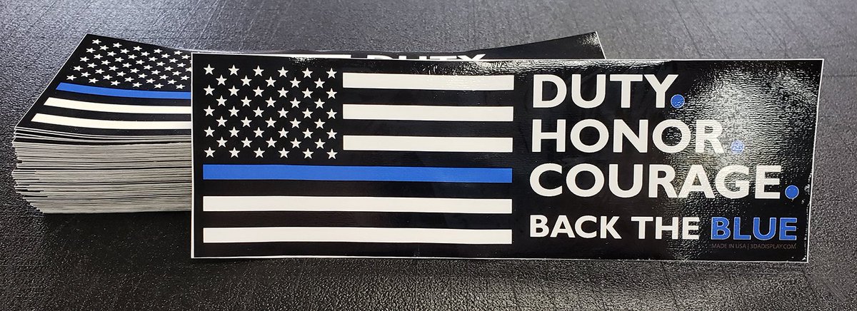 ExpressSignsInc's tweet image. We printed these #bumperstickers for a customer on Avery vinyl with a glossy-looking liquid laminate. When you have a message you want made, we have the knowledge to help! #ExpressSignsGR