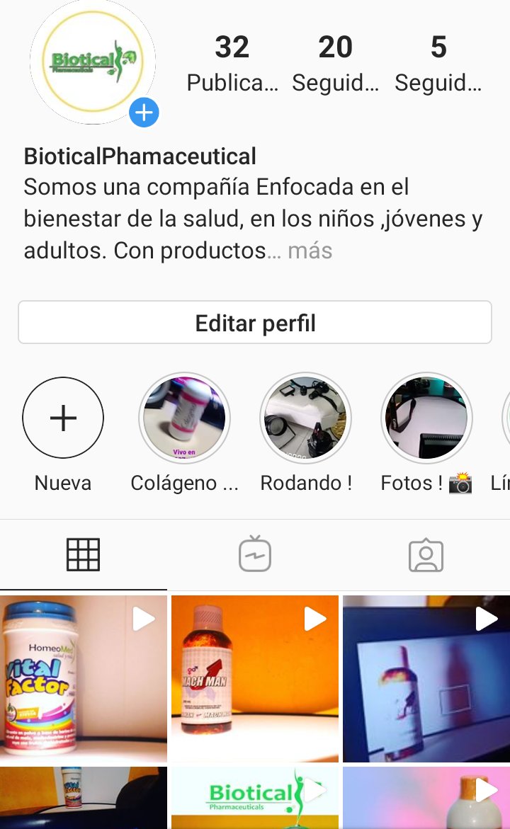 BioticalP's tweet photo. Estamos muy nuevos en redes, 
Así que te invitamos a seguirnos en  instagram y Facebook  ! 
Tu ayuda será primordial para nuestro crecimiento.

Mil gracias por recomendar nuestras redes !!!! https://t.co/NbZP8KoySB