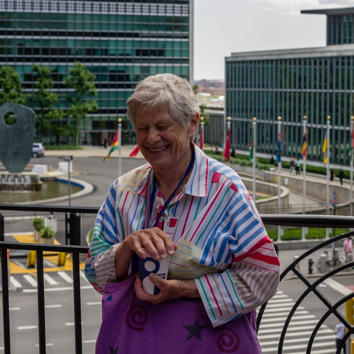 We will miss Sister Ardeth’s fierceness, kindness, and sense of humor, all of which she gave during the long and arduous  #nuclearban treaty negotiations in 2017. But she’d been on the frontlines since long before then, and has mentored and inspired so many of our campaigners.