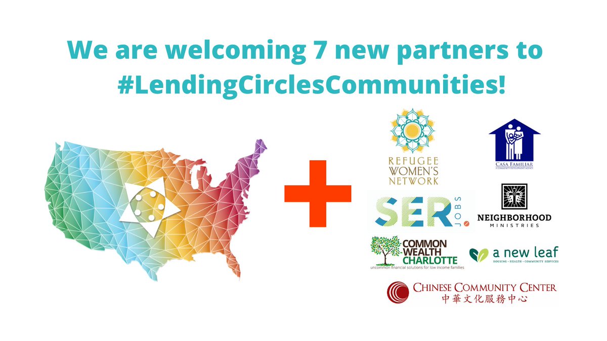 MAFpajarito's tweet photo. We’re thrilled to announce that our Lending Circles Network is growing with 7 new partners: @ANewLeafAZ @CasaFamiliar @CCCHouston79 @CWCLT @nmphx @RWNGeorgia @SERHouston! Read about these incredible nonprofits &amp; our #LendingCirclesCommunities campaign at https://t.co/ss9LFRwJjS https://t.co/vXrOjSnp7r