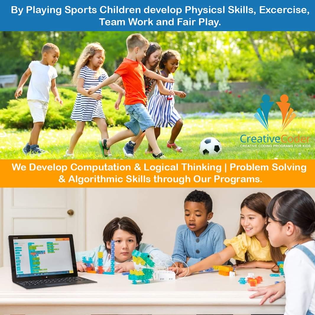 CreativeCoder3's tweet image. Learning Technology and Playing Sports both are important for kids. We teach kids step by step the process of technical learning. Join our Coding | Gaming | App Development | Robotics | Animation Programs. Register for Free Trial: lnkd.in/eRBnXsN
#Coding #codingisfun